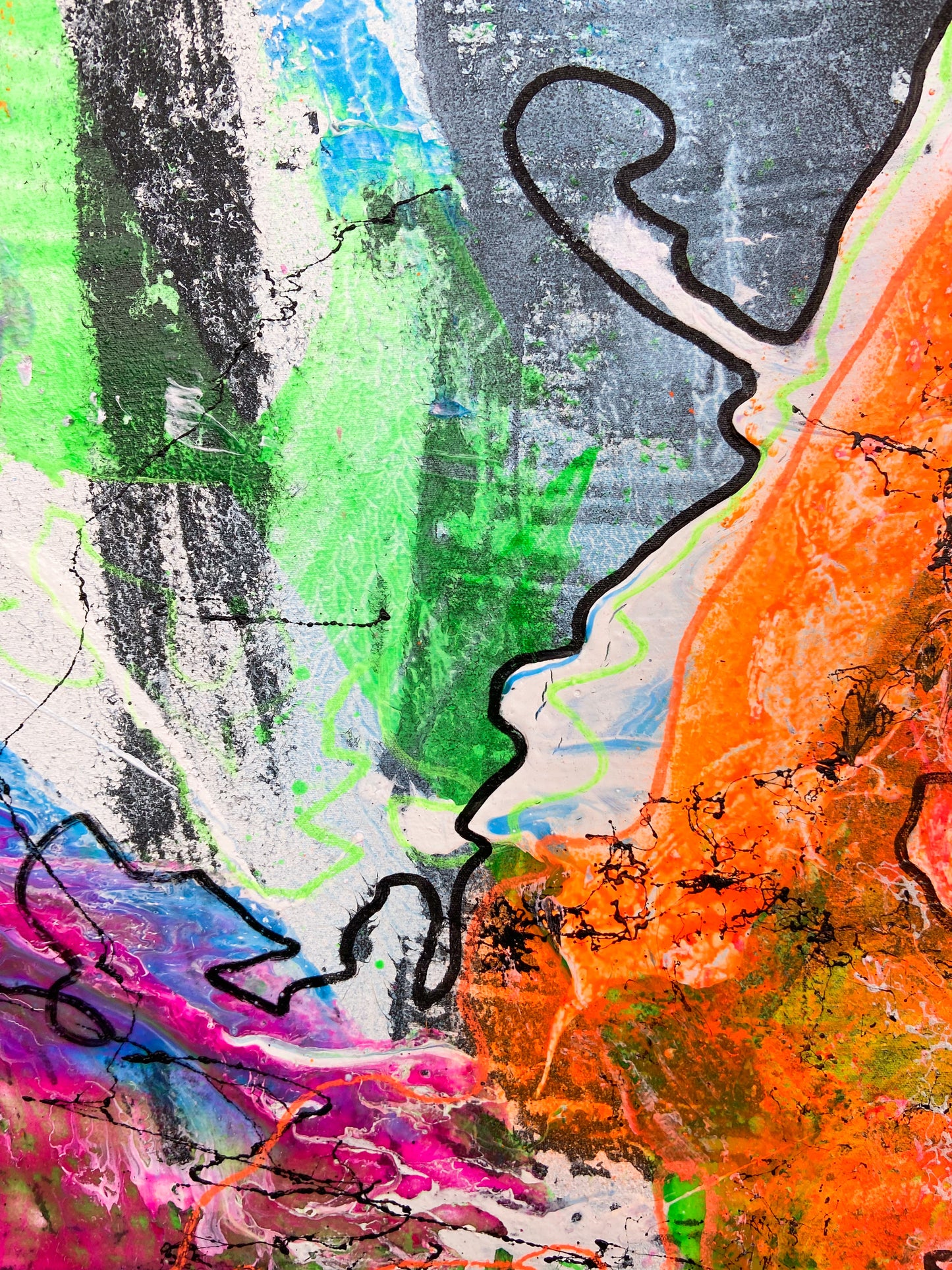 Kunstdruck Flow I von Künstler Chris Morys