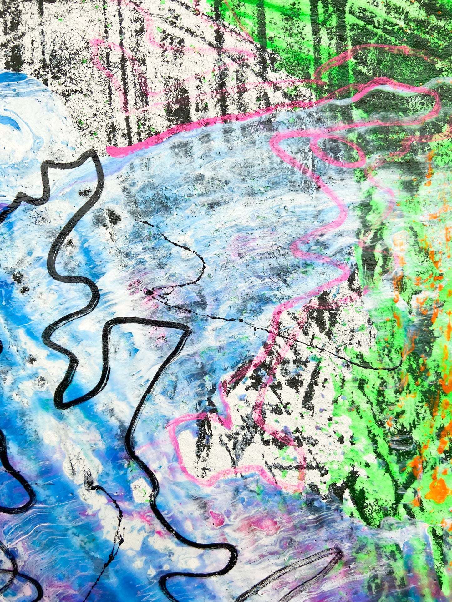 Kunstdruck Flow I von Künstler Chris Morys